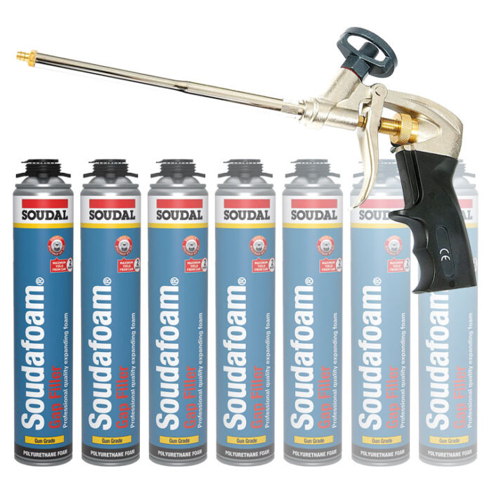 Soudal Soudafoam Gap Filler - 750ml - Gun Grade - 130585 - Kean Tools