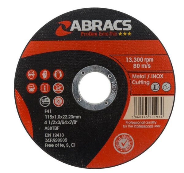 KEAN INOX Extra Thin Metal Cutting Disc 115mm x 1mm (10 Pack)