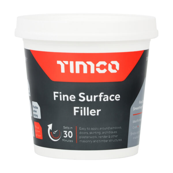 TIMCO 600g Fine Surface Filler - White - Ready To Use