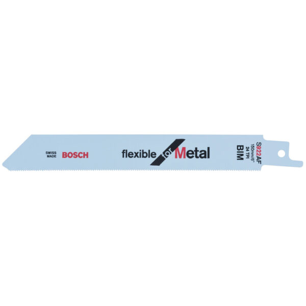 Bosch S922AF Thin Metal Cutting Reciprocating Saw Blade 150mm (Pack Of 5)