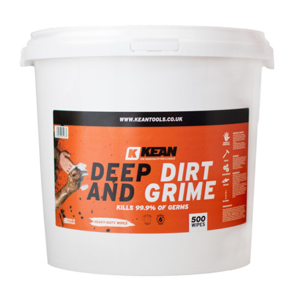 KEAN Deep Dirt & Grime Fitters Wipes 500 Tub