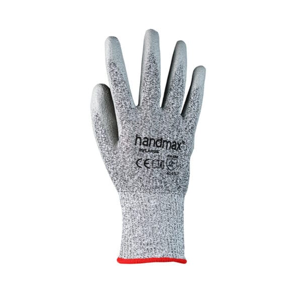 KEAN Cut Level 5 PU Coated Glass Handling Gloves - Size 9 (L) - Image 2
