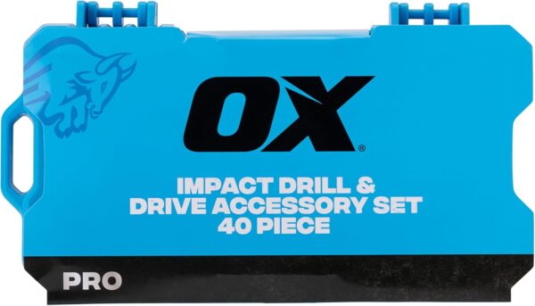 OX Pro Impact Drill & Drive Accessory Set – 40 Piece - Image 5