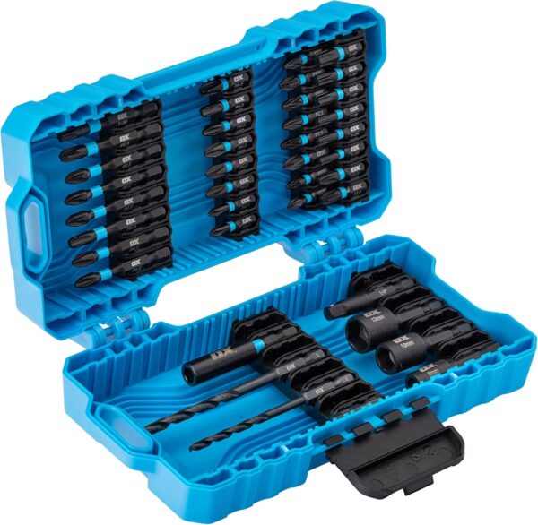 OX Pro Impact Drill & Drive Accessory Set – 40 Piece