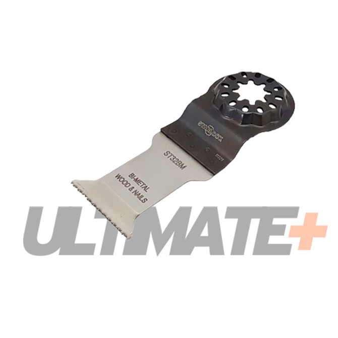 ULTIMATE+ 32mm Bi-Metal Wood & Nails Multitool Blade